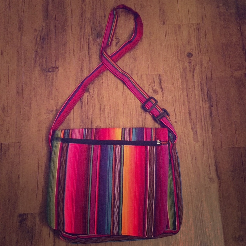 Guatemalan Vintage guipil laptop bag